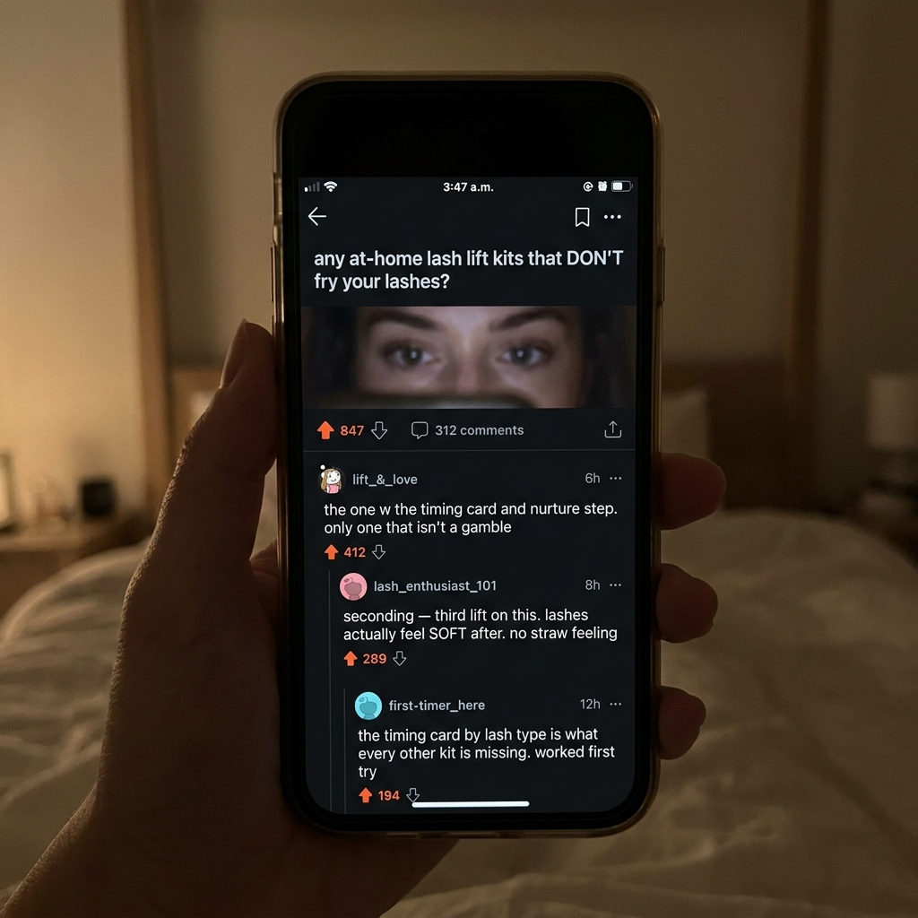 Reddit thread screenshot at 3:47am